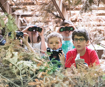 Students looking through binoculars. Links to Closely Held Business Stock Students looking through binoculars. Links to Closely Held Business Stock