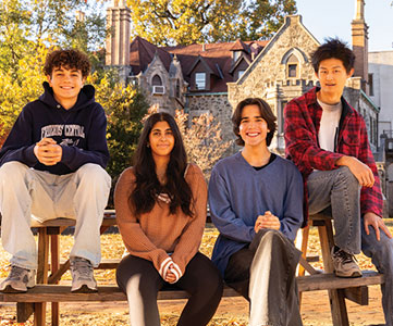 A group of students smiling. Links to Gifts of Appreciated Securities A group of students smiling. Links to Gifts of Appreciated Securities
